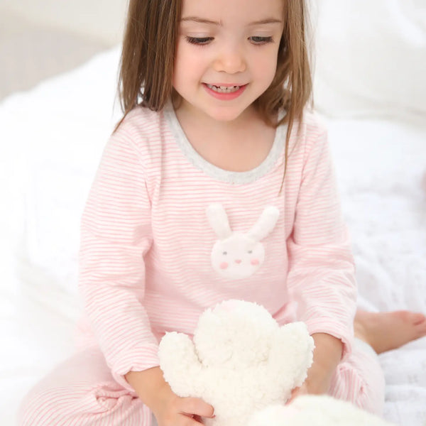 girl wearing the pajamas