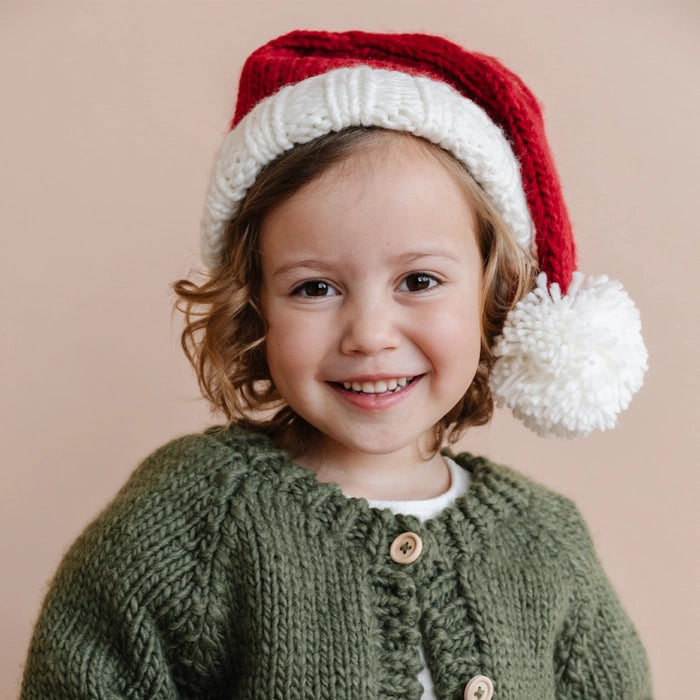 Red Knit Santa Hat