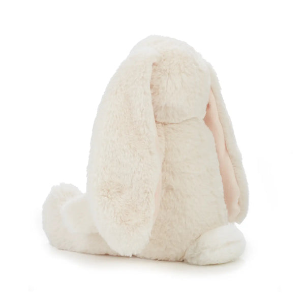 back of cream bunny plush