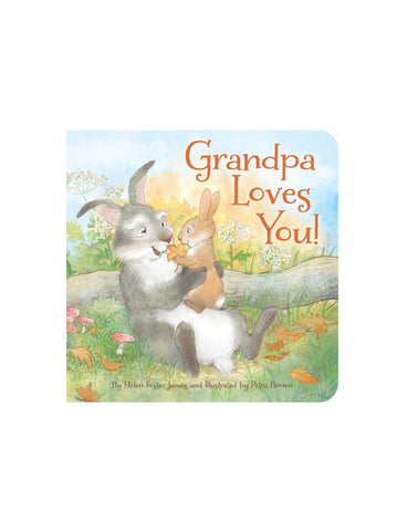 book cover with baby and grandpa bunnies