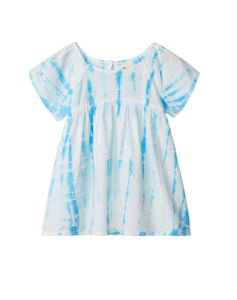 short sleeve blue tie dye dress - Hatley girls dress