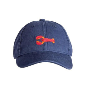 navy hat with red lobster