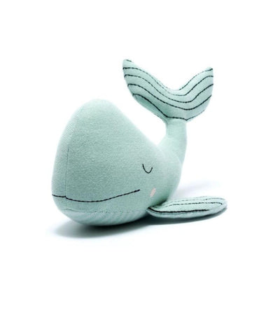 sea green whale plush