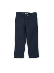 navy stretch twill pants - Hatley pants