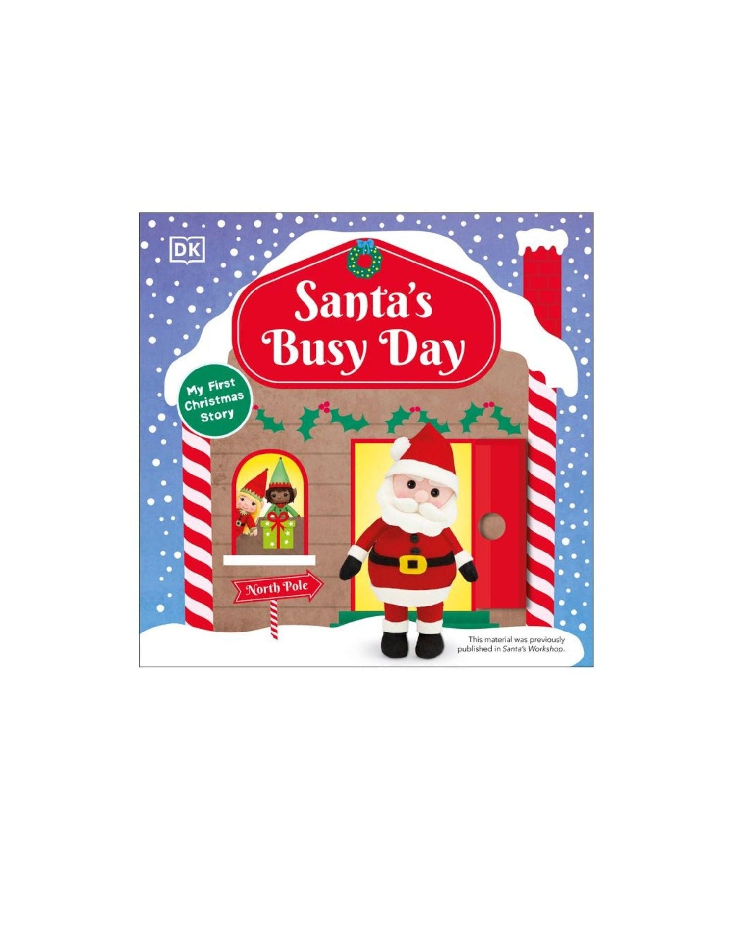 Santa's Busy Day Board Book