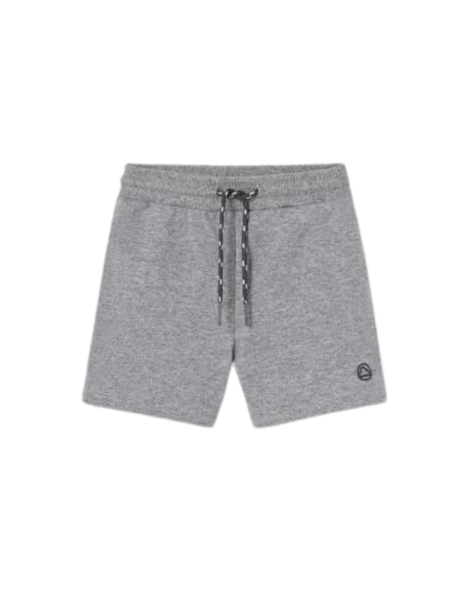 grey drawstring baby shorts