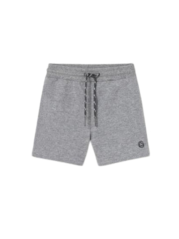 grey drawstring baby shorts