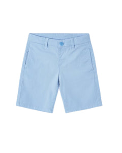light blue twill chino shorts