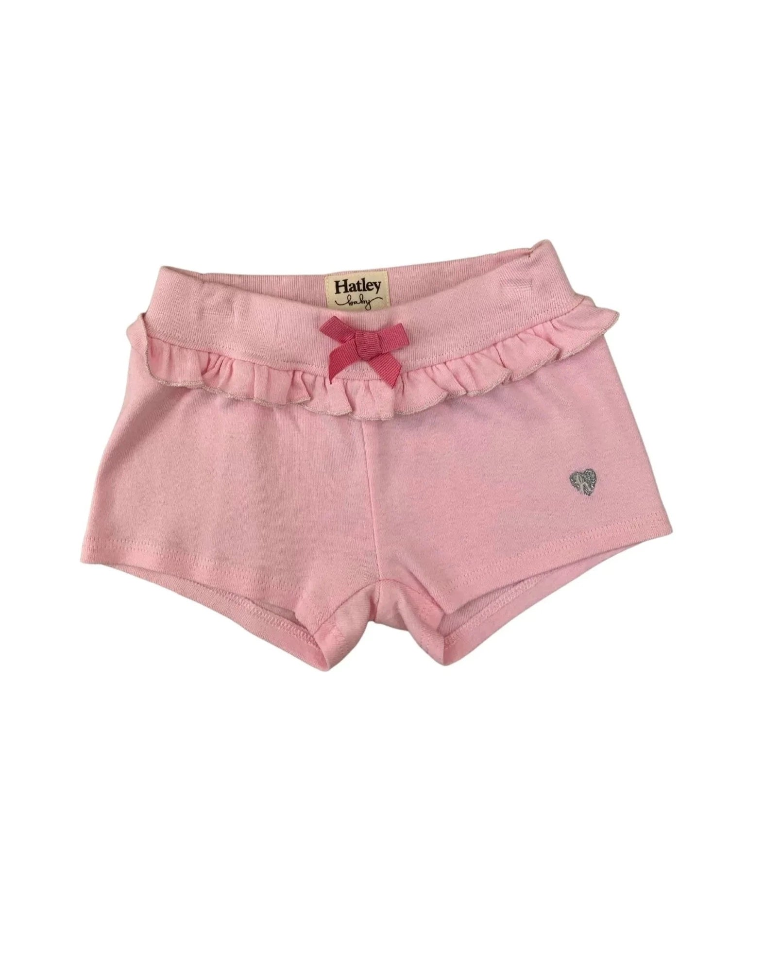 pink frilly shorts