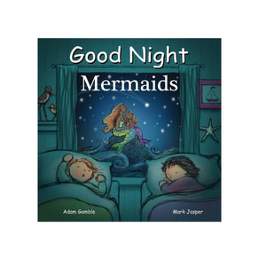 cover showing two kids sleeping with mermaid outside window