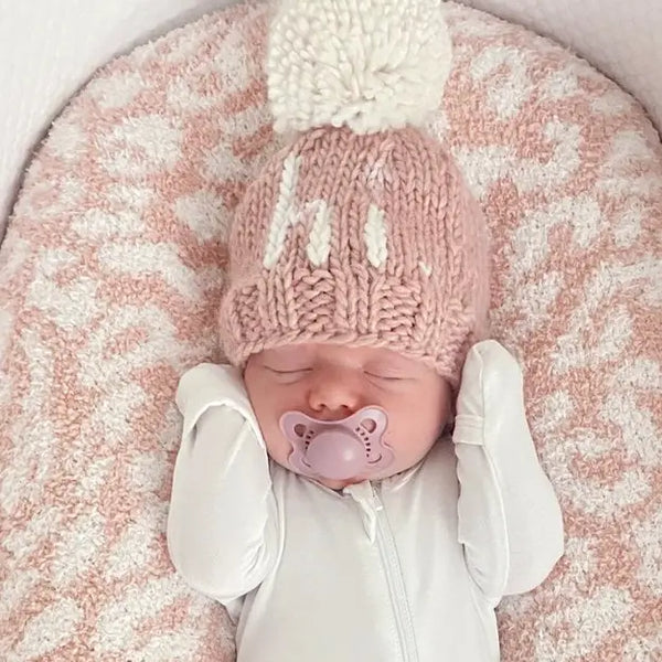 baby wearing hi beanie