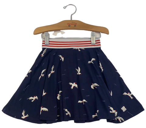 navy skirt with seagulls