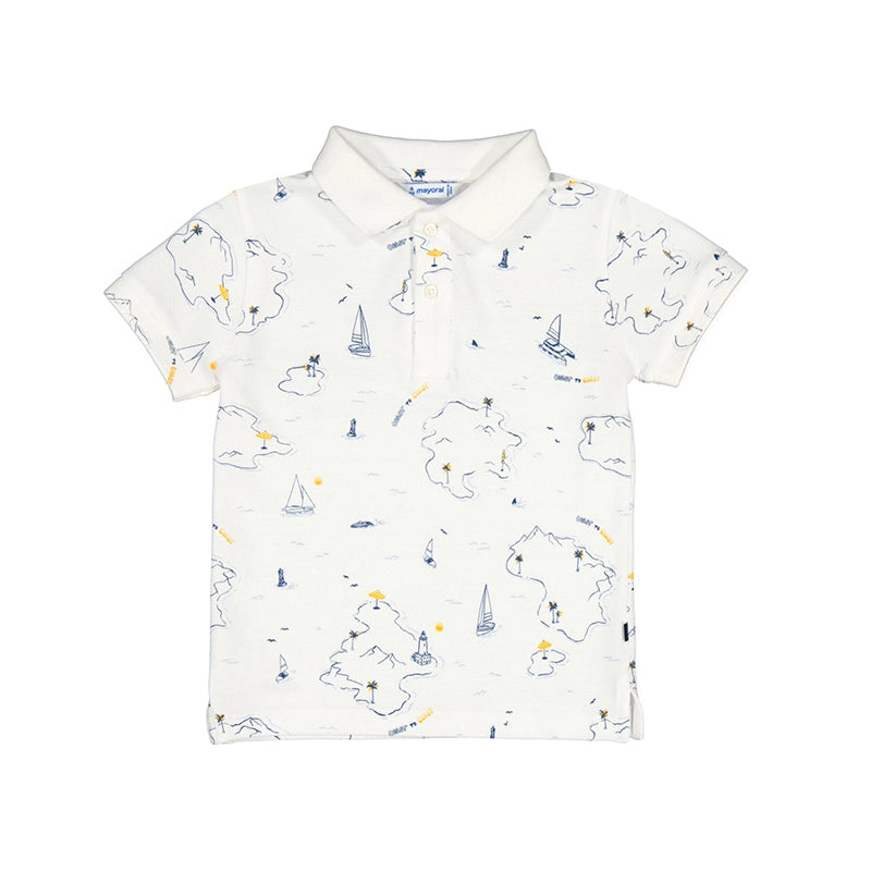 sailboat polo shirt for kids