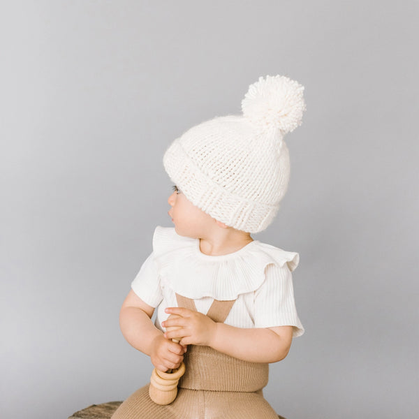 baby wearing hat