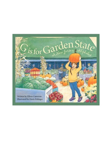 g is for garden state book