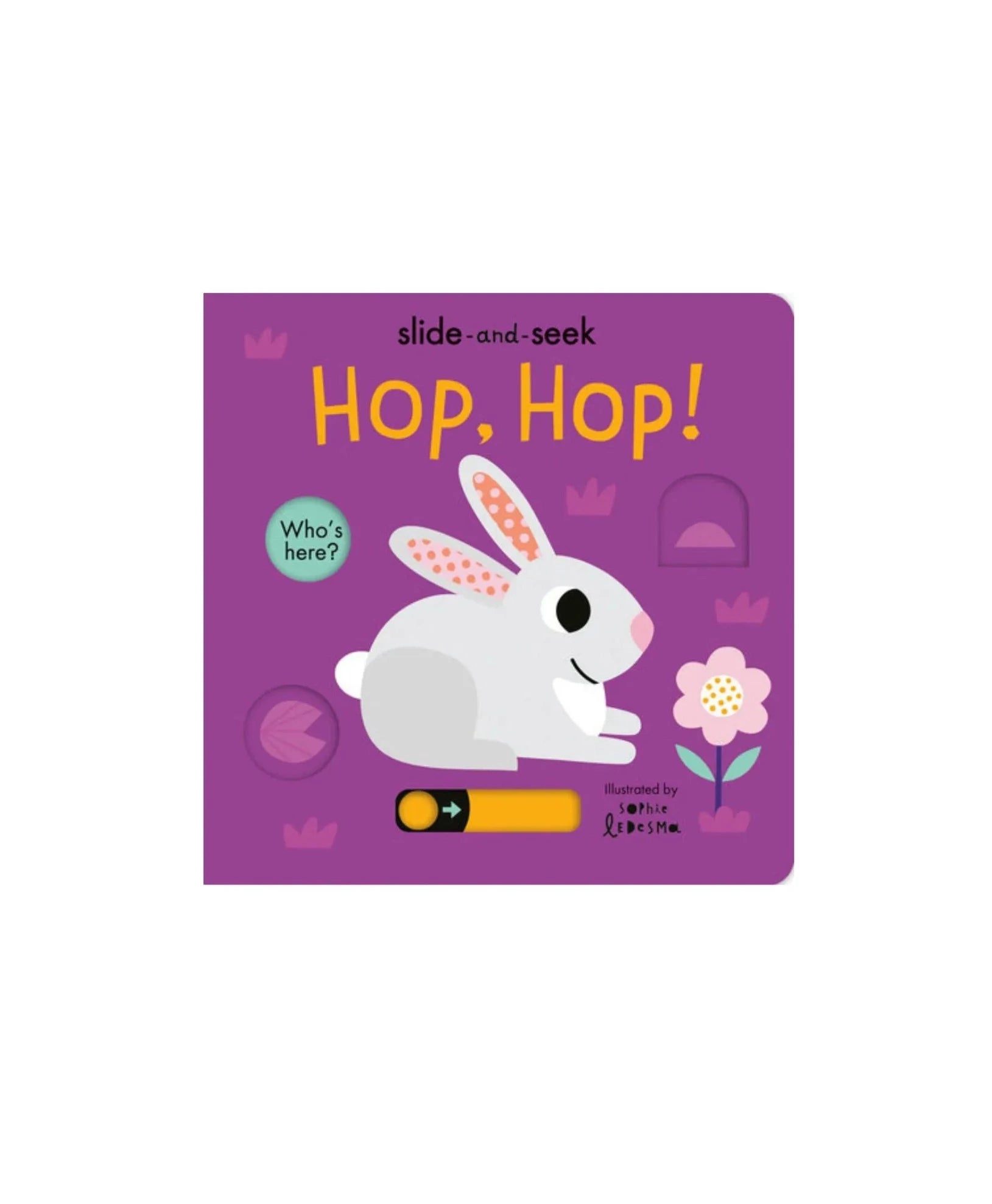 Hop, Hop book with bunny on front
