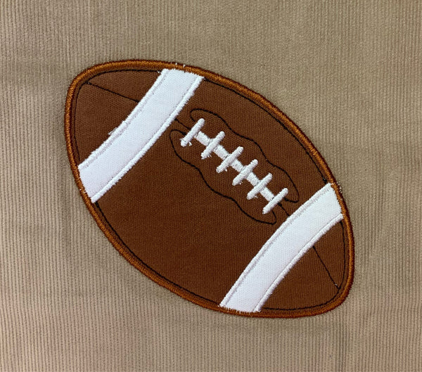 close up of brown football