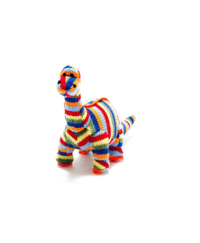 multi stripe dino plush