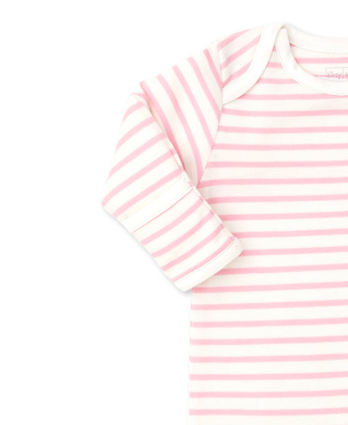 close up of pink stripes