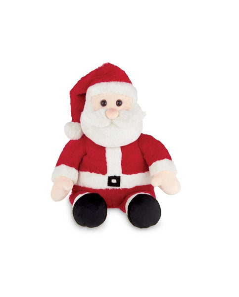 red and white Santa Claus plush doll