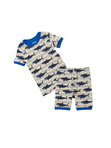 Striped shark pajamas - Hatley pajamas